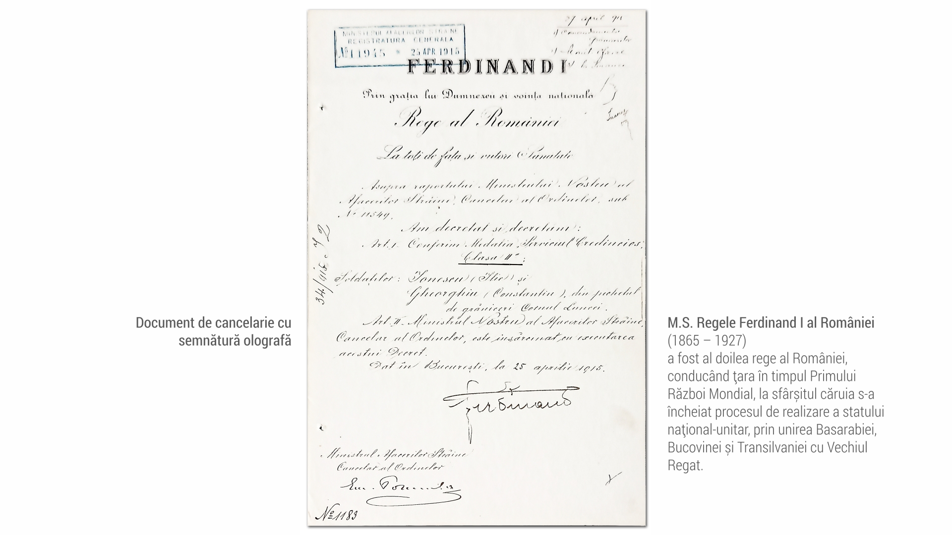 1804-MS-Ferdinand-document