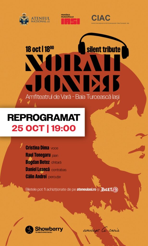Silent Tribute Norah Jones | Amfiteatrul de Vară al Centrului International de Artă Contemporană – Baia Turcească